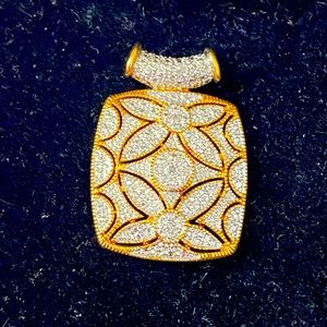 Gold Tone Pendant